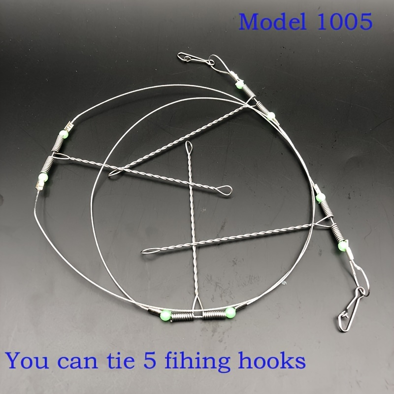 3pcs rotating metal balance sea fishing string hook fishing - Temu