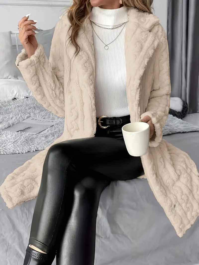manteau en fausse fourrure pour femmes Détails du produit 5