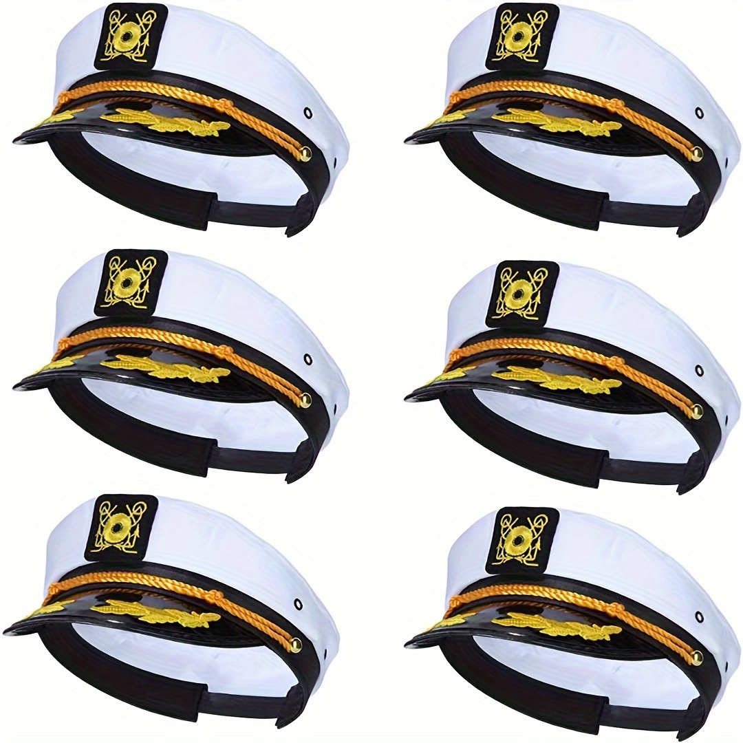 Sailor Captain Hats Women Men Adjustable Boat Yacht Rock - Temu