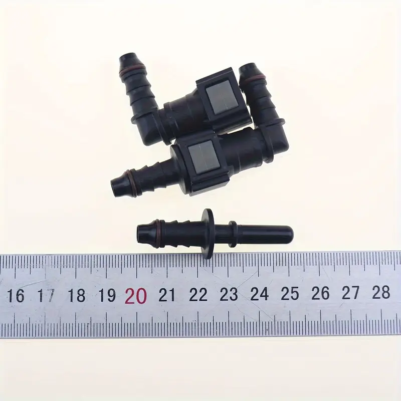 6.30mm (1/4”) Fuel Line Quick Connector – Hose Barb Release For 6mm ID Lines