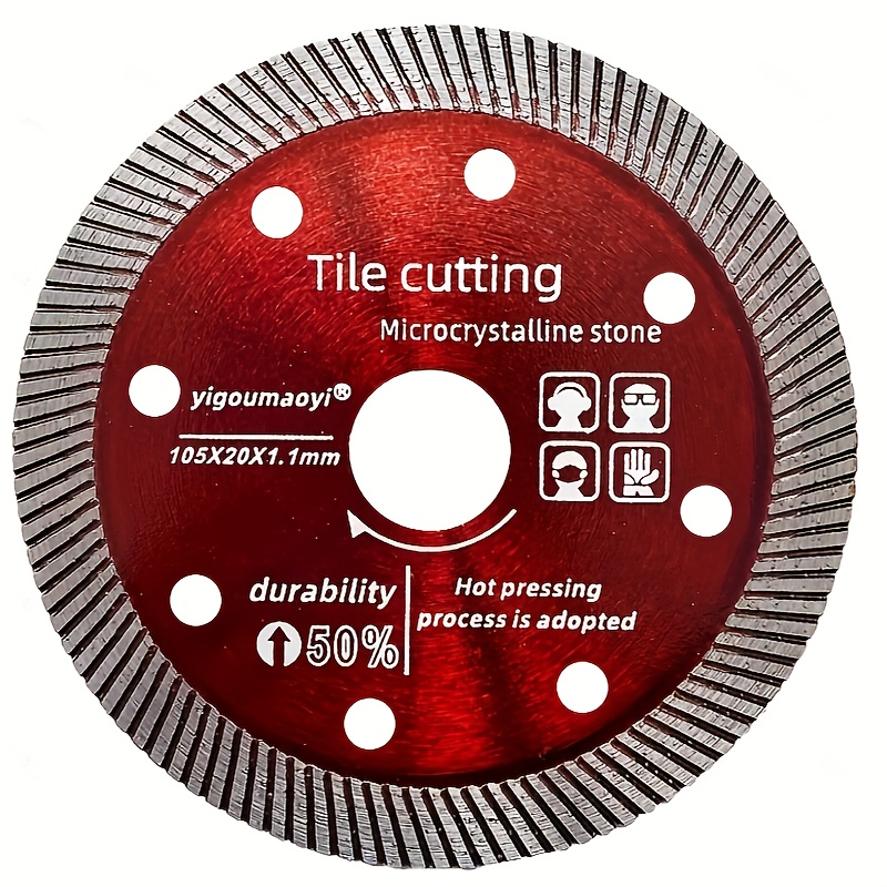 

105mm Super-thin Porcelain-cutting Diamond Turbo Blade - Get Professional Results!