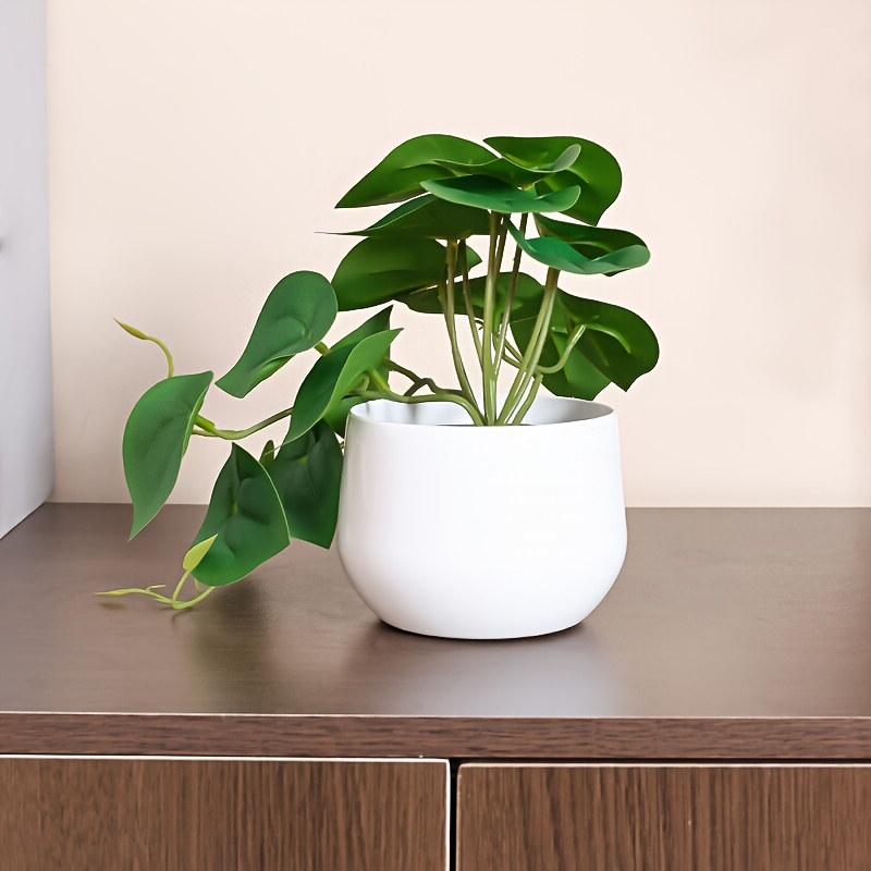 TEMU 1pc Artificial Plant Suitable For Home Bedroom Dining Room Office Desktop Shelves Decor