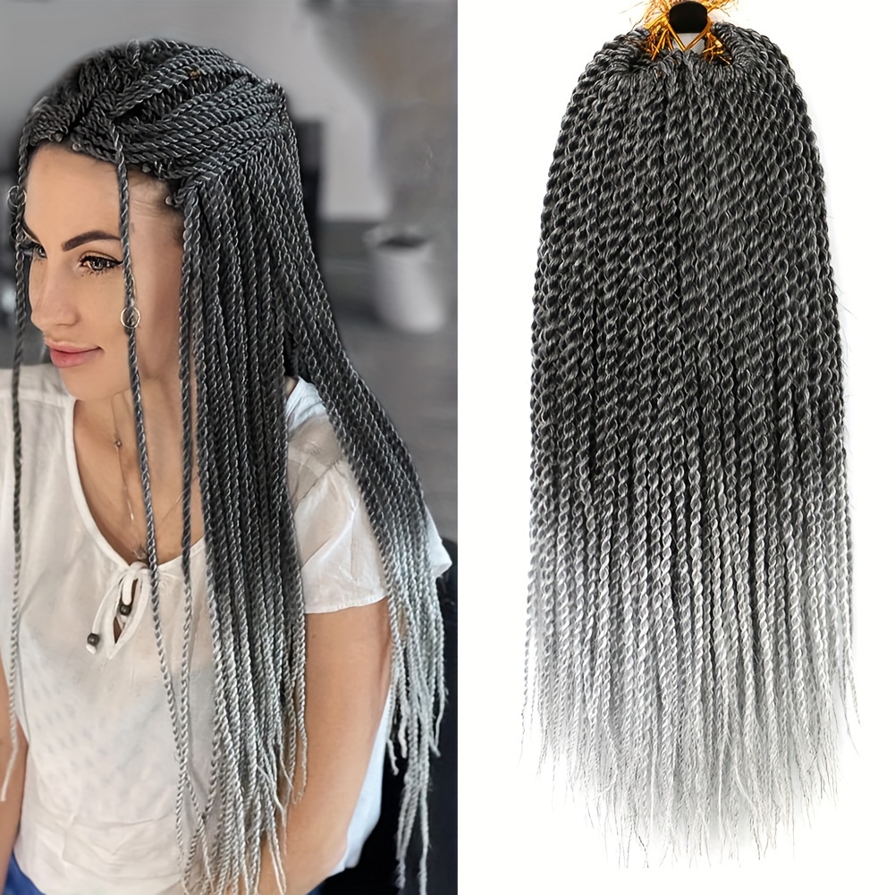 

3pcs Quality Synthetic Hair Blonde 14 18 And 22 Inch 30 Senegal Twist Crochet Hair 2x Pretwist Box Braid Extensions