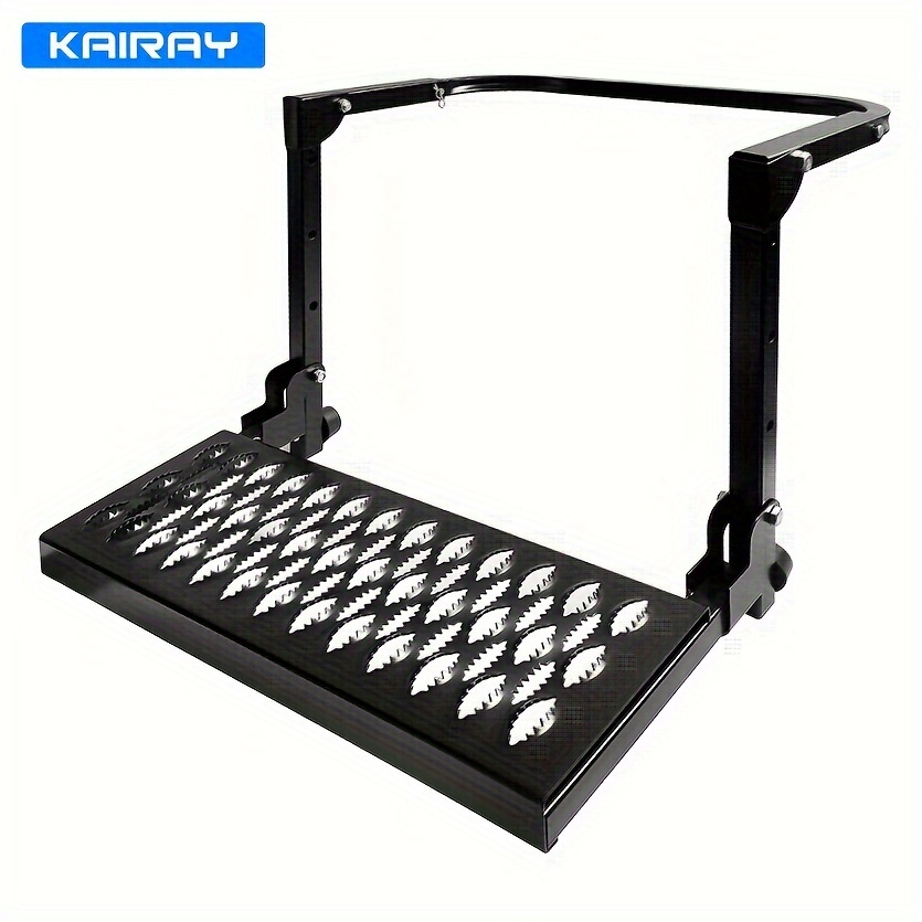 

Kairay Folding Tire Step Portable Wheel Step Adjustable Height And Width Non-slip For Truck Suv Pickup Max 350 , Suitable For Tire Width Of 14 Inches/35.5cm