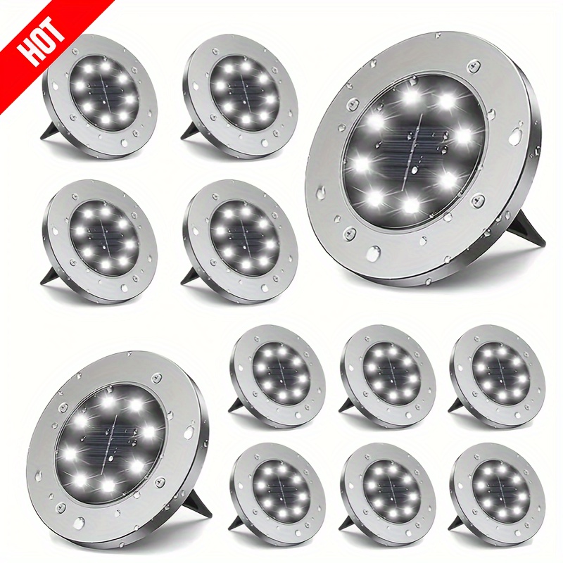 1/2/4/6/8/12pcs 12/33/51/72/96 Leds Luz Llama Solar - Temu Mexico