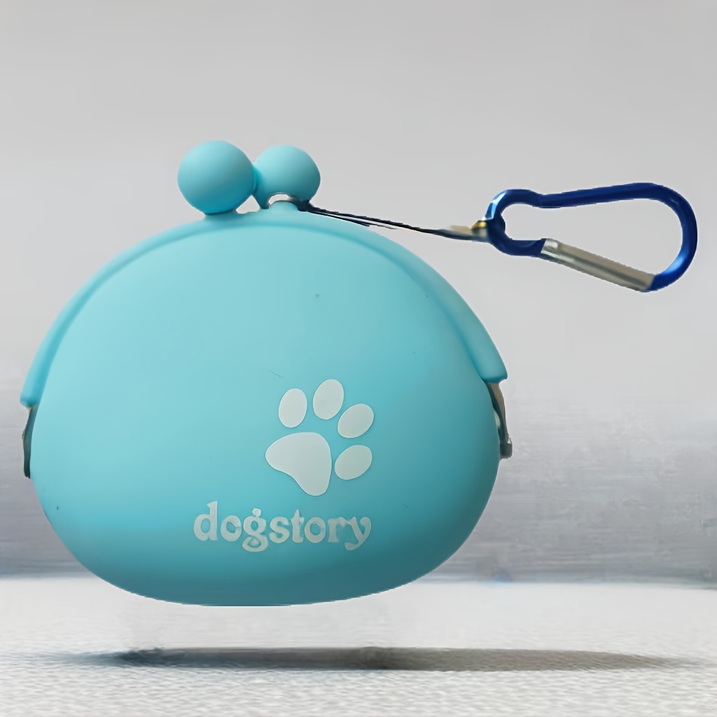 1pc Bag, Storage Pouch With Keychain, Pet Outdoor Supply