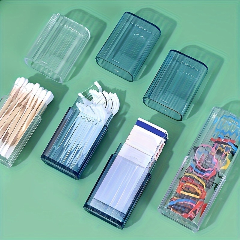  Toothpick Holder Portable Travel Transparent Storage