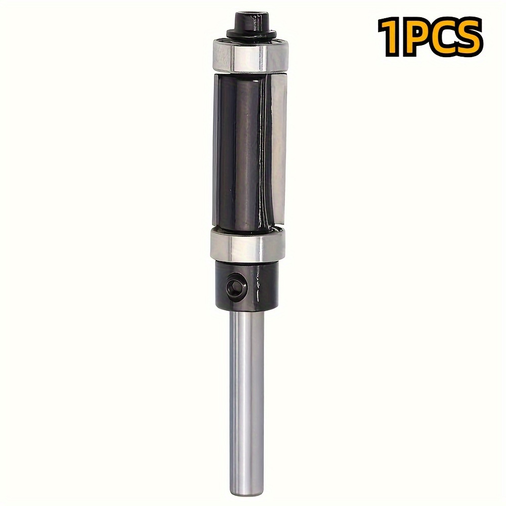1pc Trim Router Bits 1/4 Shank, Top Bearing Flush Trim Cut Router Bits, 1/4 Flush Cut Router Bits, Handy, Durable & Sharp For Home