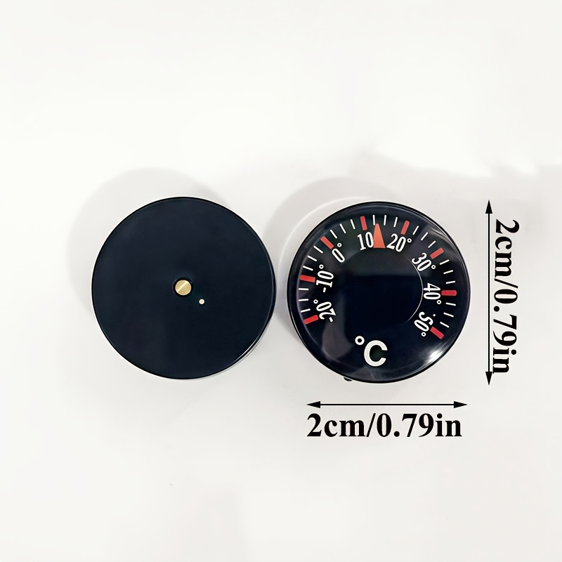 E-shop 3er-Set Auto Mini Thermometer Ornamente, passend für Armaturenbrett- und Rückspiegel-Dekoration, keine Batterie erforderlich, Auto Innenraum