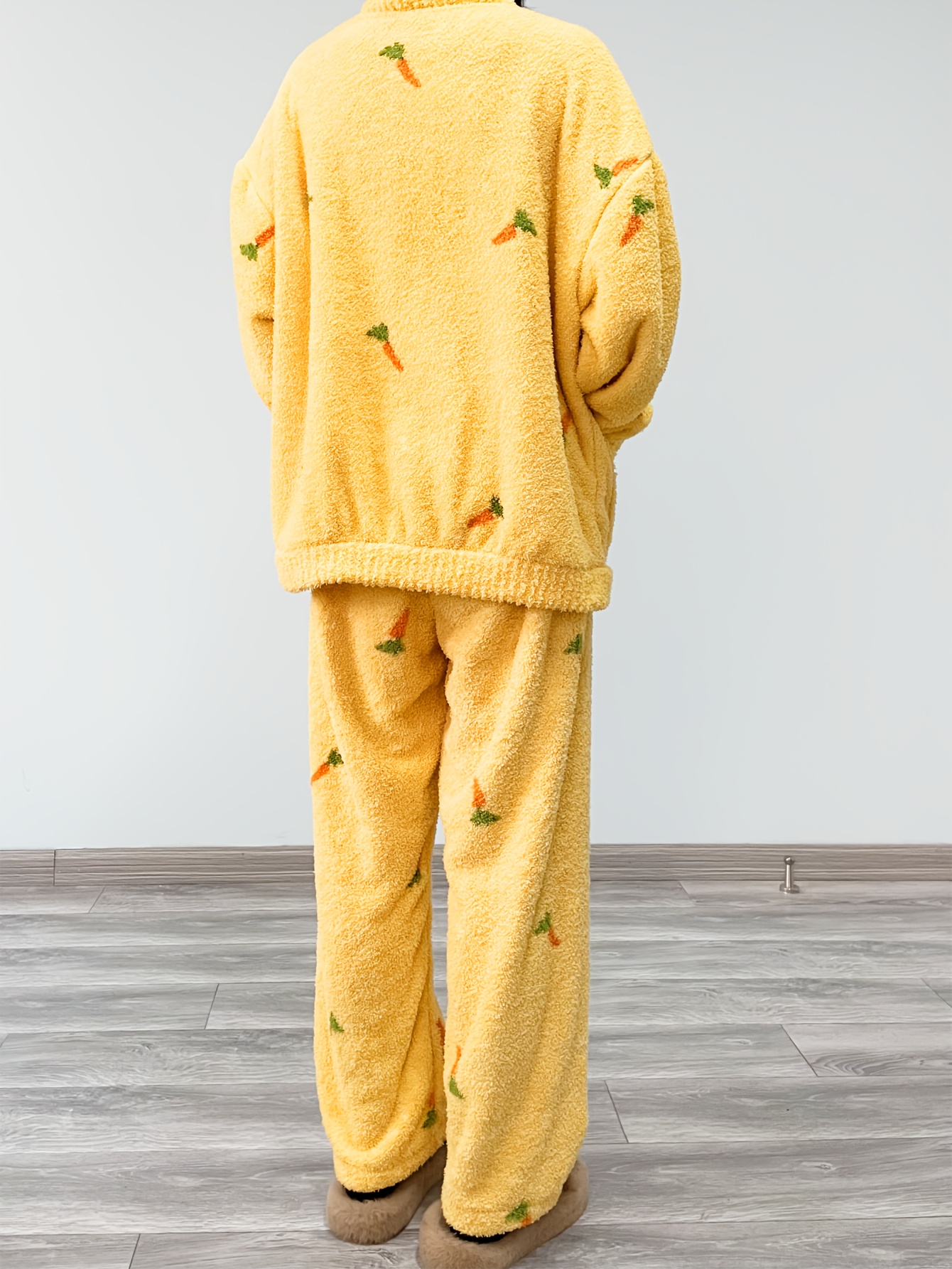 conjuntos pijama poliéster larga cuello mujer Temu Colombia