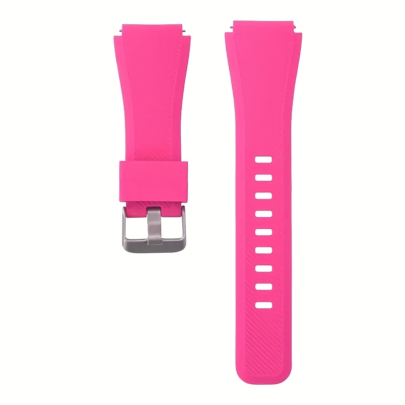 

1pc Silicone Watch Band, 20mm 22mm, Compatible With Samsung 3/46mm/42mm/active 2/46, /s2/sport, /3/2e Pro - Strap