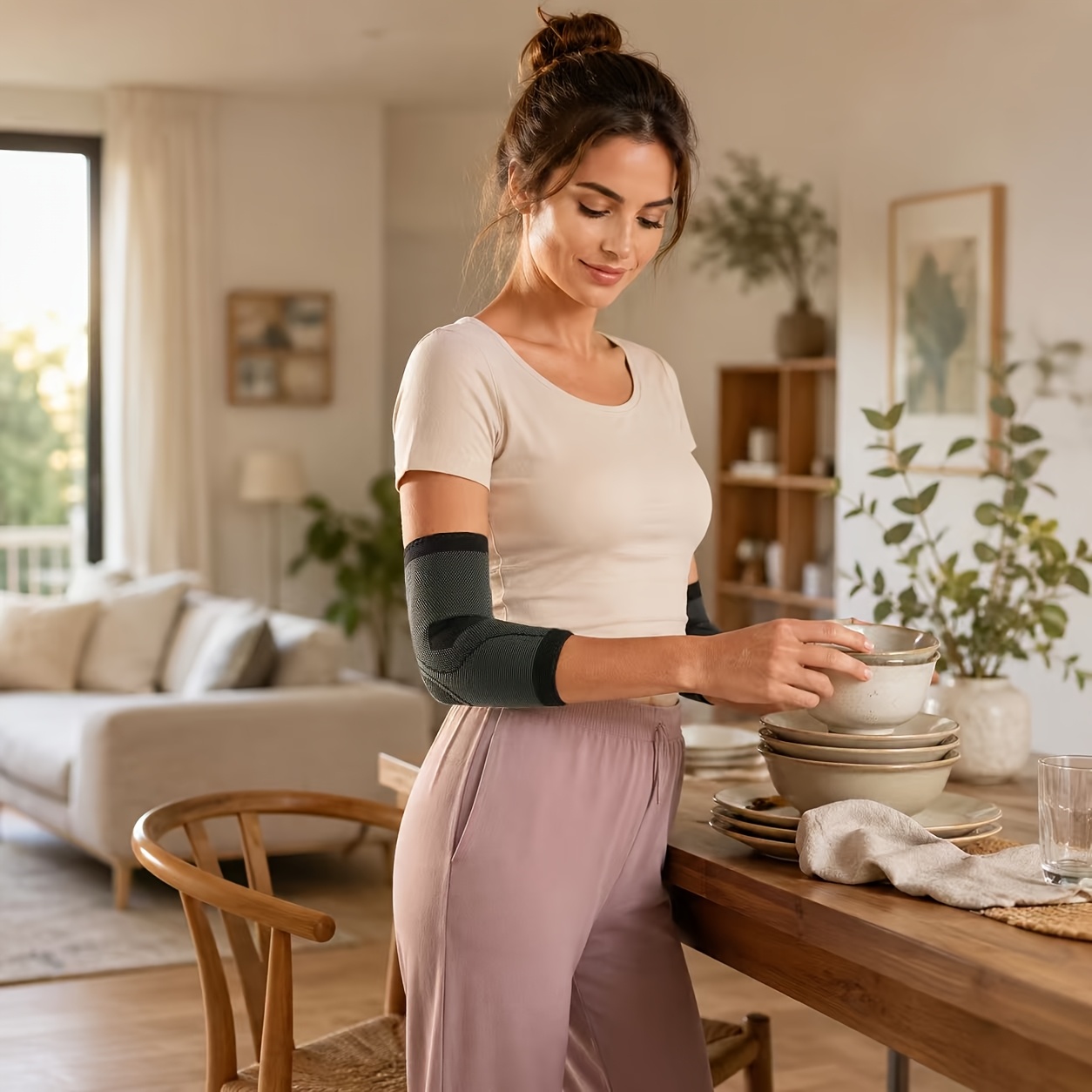 2pcs Comfortable Breathable Elbow Support Arm Sleeves