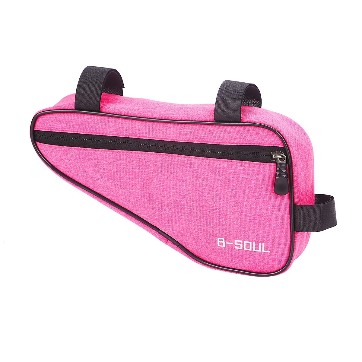 TEMU Bolsa para bicicleta, bolsa de para motocicleta, bolsa triangular de montaña, bolsa de tubo para coche de carretera, kit de montura de sillín,