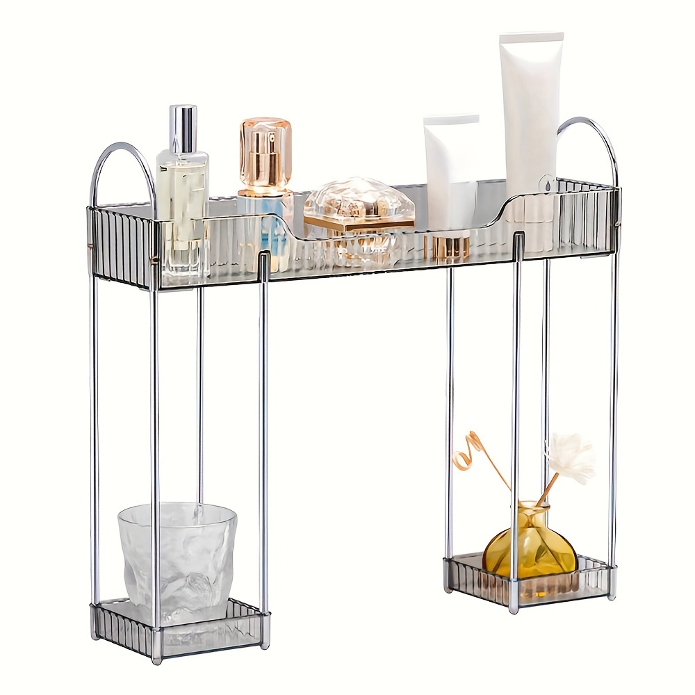 

Bathroom Organizer - , & Plastic For And Toiletries, 2- Countertop , Shelves