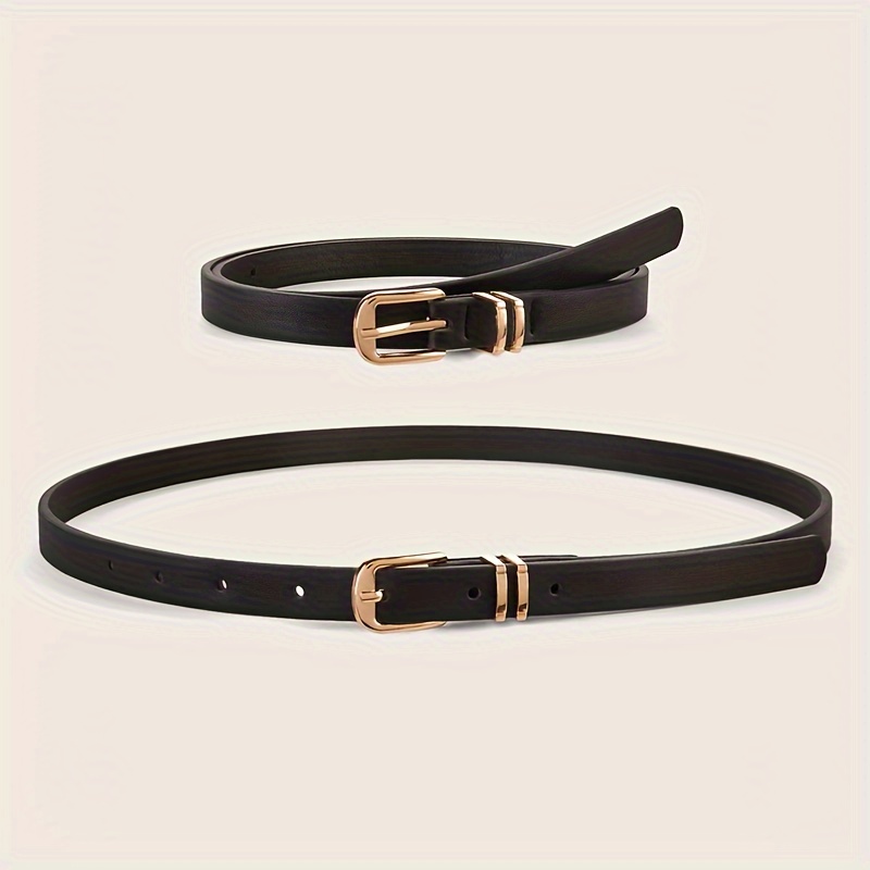 a thin black belt decorating dresses shirts a - Temu Oman