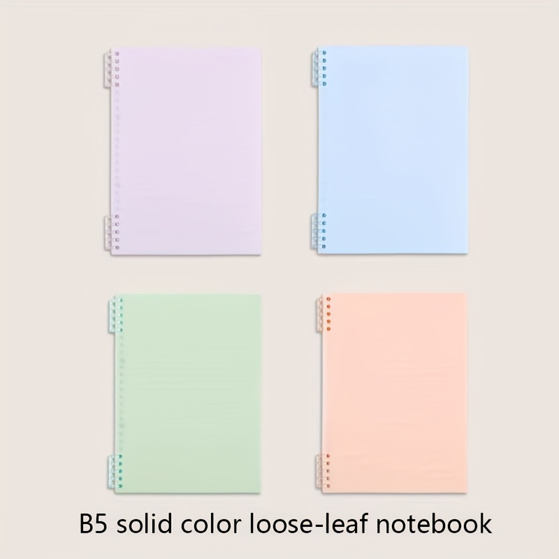 1 b5 loose leaf notebook 60 pages each folded loose leaf binding labor saving and quiet thick paper suitable for schools offices businesses families event records etc valentines day Product details 4