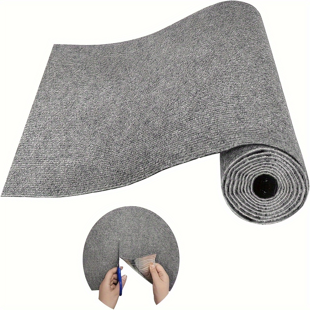 

1 Roll Diy Non-slip Adhesive Carpet, 23.6 X 78.7 Inch(60 X 200cm), Cut And Reusable Stair And Corridor Mat, Self-adhesive Carpet Mat, Cat Carpet Scratching Post Scratcher Couch Protector