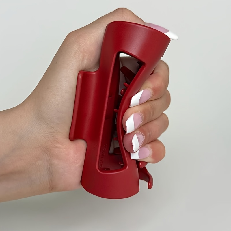 set of 2 soft stylish hair clips strong anti   ergonomic safe and gentle shark clips premium non slip hair claws newly designed durable accessories that are not   breakable Product details 5