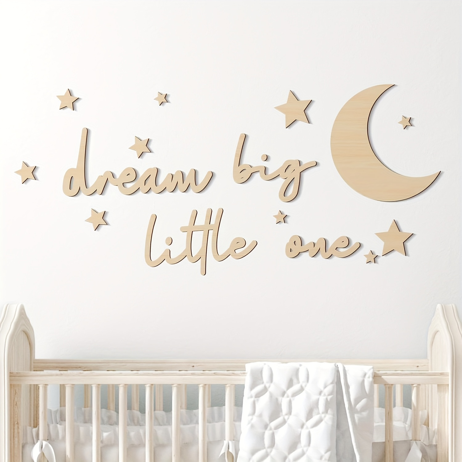 15pcs   wooden wall decor boho moon stars wall art neutral sign for bedroom home   playroom 0