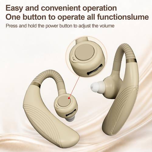 2pcs rechargeable sound amplifier with active noise cancellation adjustable volume control comfortable and design usb cable portable audio device for daily use durable plastic body headphone amplifier daily hearing