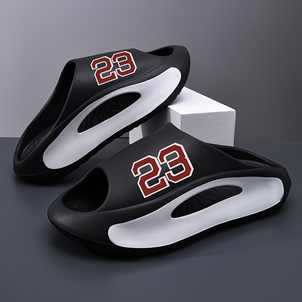 TEMU Halloween Gift Men's Slippers, Sport Sandals With 23 , Summer Outdoor Beach Men's Sandals
