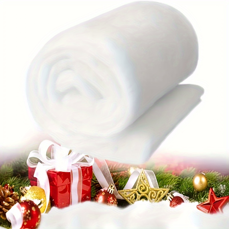 

2.62 X 7.87 Ft Fake Snow Blanket, Thickened Fluffy Christmas Artificial Roll Winter Decor For Christmas Trees Village Craft Photo Prop (snow Blanket)