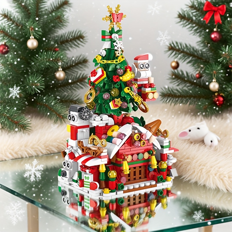8IN1 Christmas Assembling Building Blocks Ornaments Set