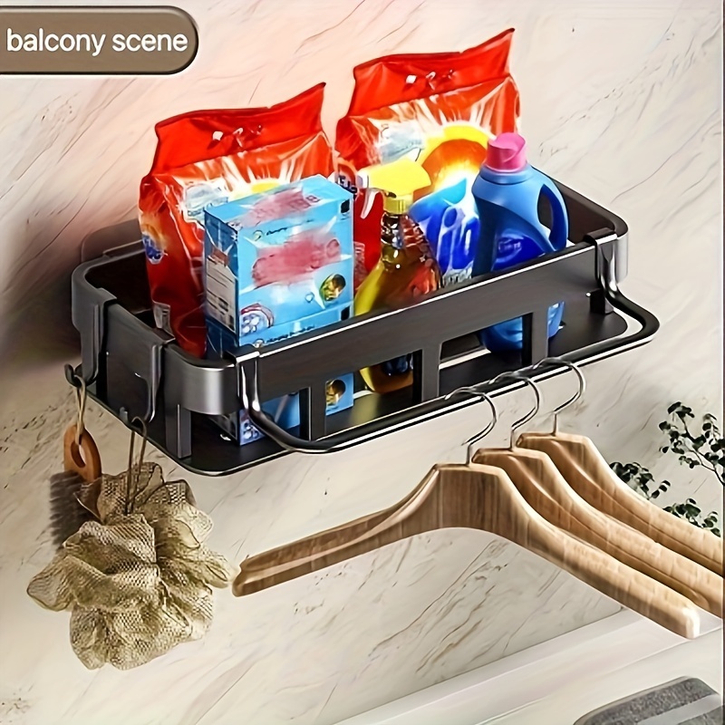 1pc space saving kitchen bathroom sink organizer with towel rack     multi functional wall mounted storage solution for sponges soap and cleaning tools featuring drainage slots under sink organizers and storage details 6