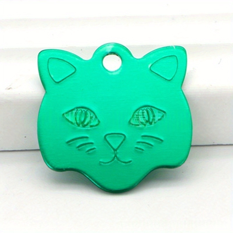 TEMU Personalized Pet Tag - Engravable Cat Id Nameplate, Anti-lost Fashionable Design For Small/medium/large , Cute And Stylish Gift Idea