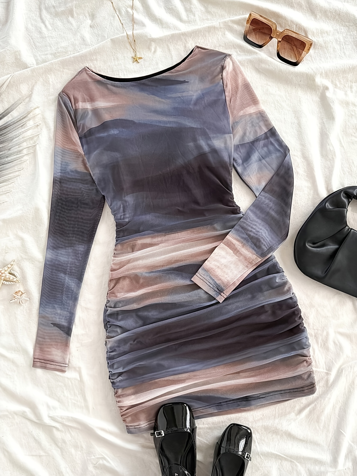 fitted smock dress LO main image 0