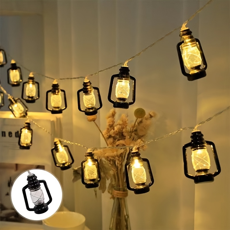 

Lampe à Kérosène Vintage LED - Alimentée par Batterie, Veilleuse Scintillante pour Chambre, Décoration d'Hôtel & Camping en Plein Air - Parfaite pour Thanksgiving, , Noël