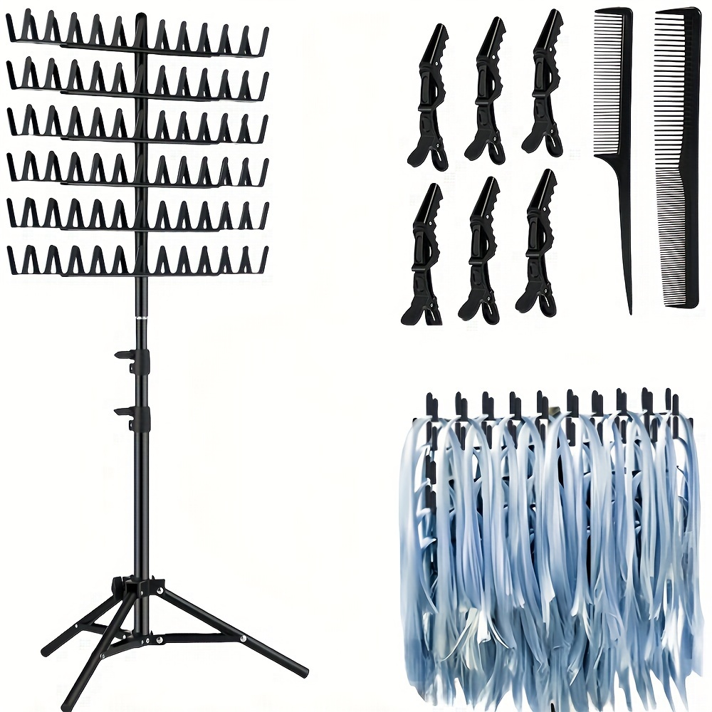 

& Stand - -, -saving For Braiding & Styling - Includes Combs & ,,