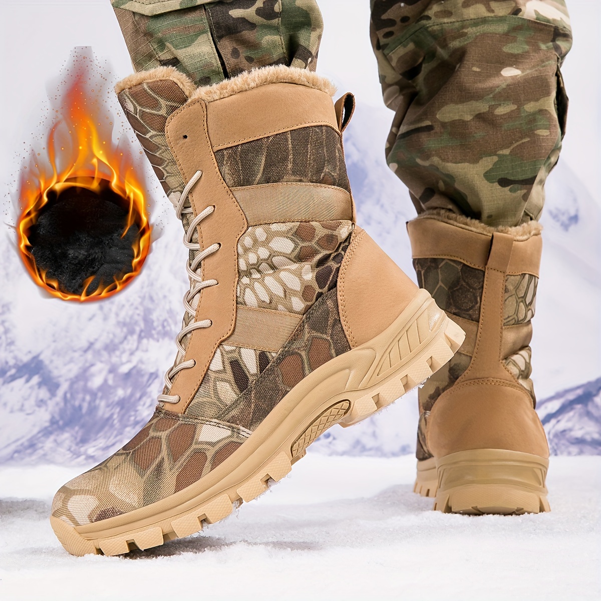 Wanderschuhe Warme Wasserdichte Winterschuhe Herren Wanderschuhe