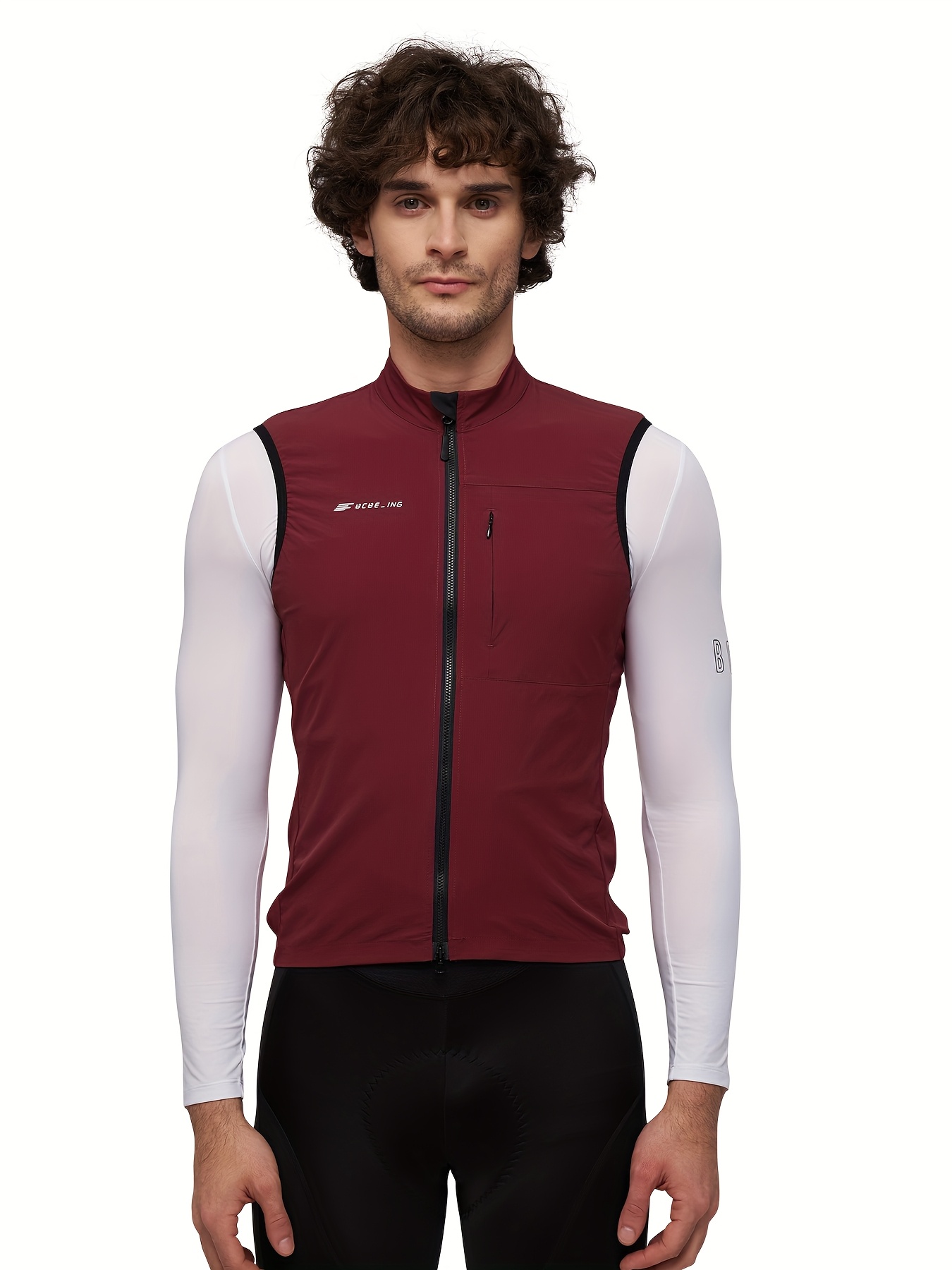 mens sleeveless cycling vest short road bike jersey   fit road bike cycling vest for outdoor sports cycling mountain climbing and hiking