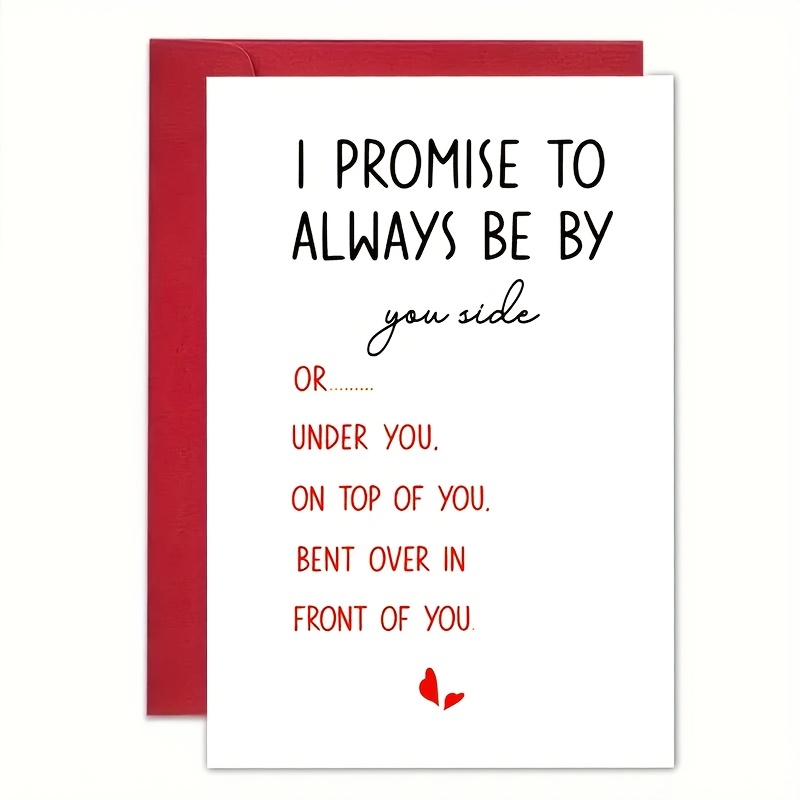 

's Day Card - ' ' Quote, For Couples, Perfect Gift For Husband, Wife, Boyfriend, Girlfriend, Included