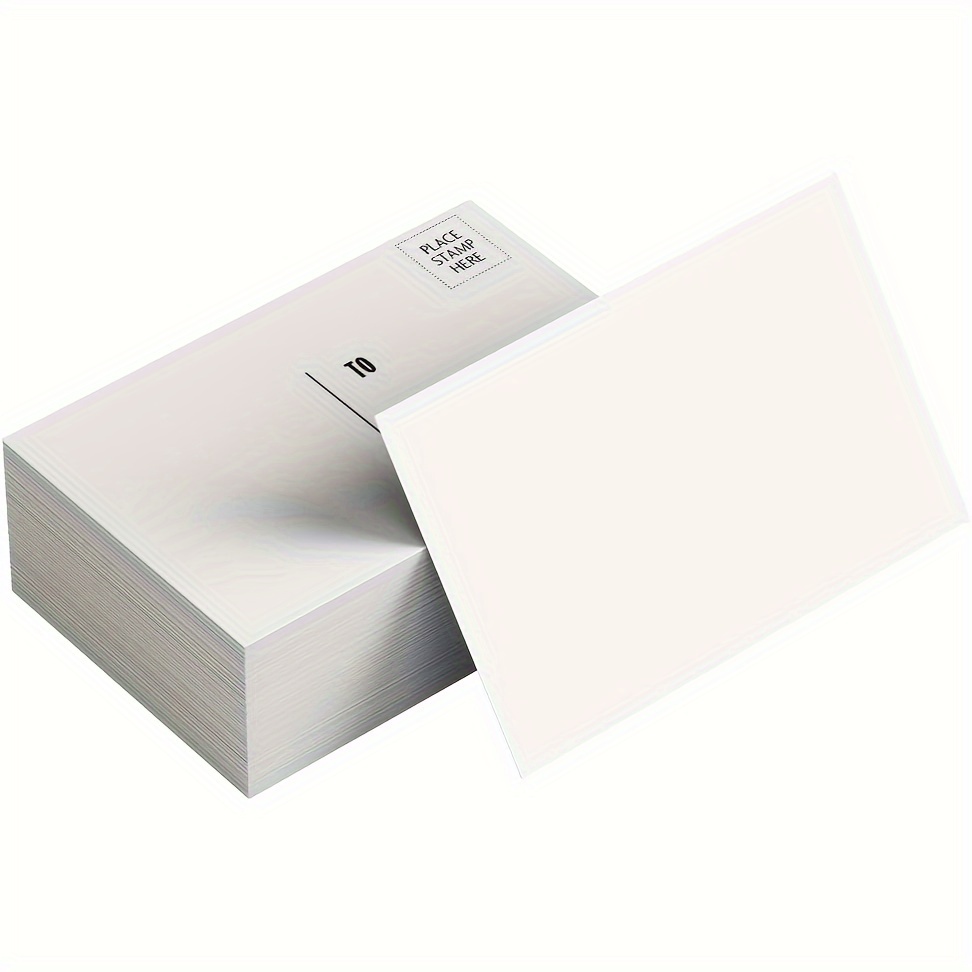 Blank Mailing Postcards 30 White Blank Postcards Blank Temu
