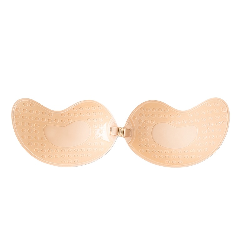 Image of Small Chest Push-up Covers For Women, Invisible And Seamless Silicone , Designed For Wedding Dresses And Formal Attire, Lifts And Enhances , Prevents Show
