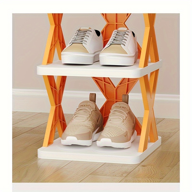 

Diy Shoe Rack - Detachable Simple Shoe Rack - Small Narrow Shoe Rack At Home Door - Storage Rack For Dormitory Rental House - Entry Shoe Cabinet - Space Saving - And Firm