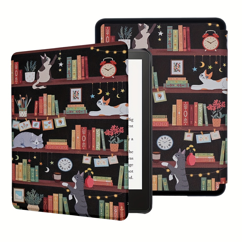 Kawell Pink Paperwhite Case - Durable Skin-imitated Cover With Auto Sleep Wake, - Fits Pink Paperwhite 11th Generation 6.8 Inch And Signature Edition