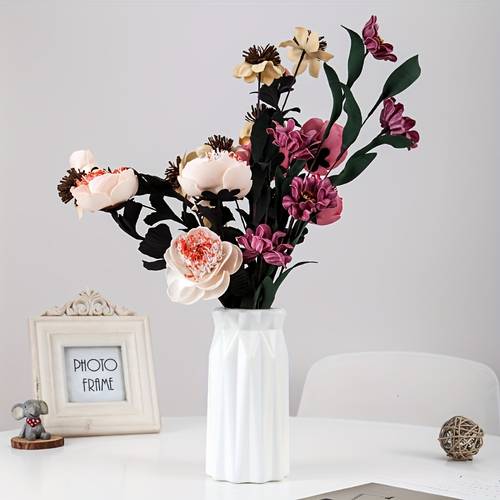 modern inspired plastic vase home decor photography props creative flower arrangements