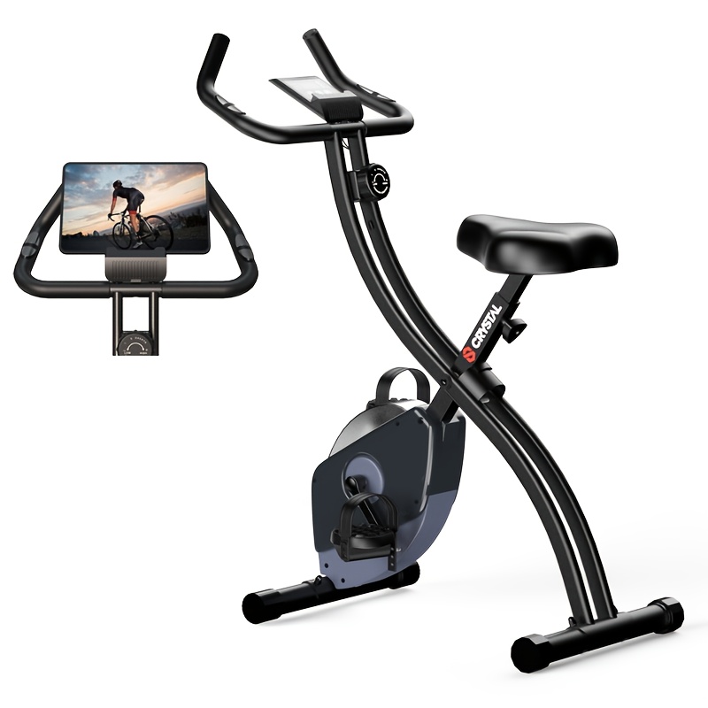 bicicleta de exercício dobrável magnética, bicicleta estacionária