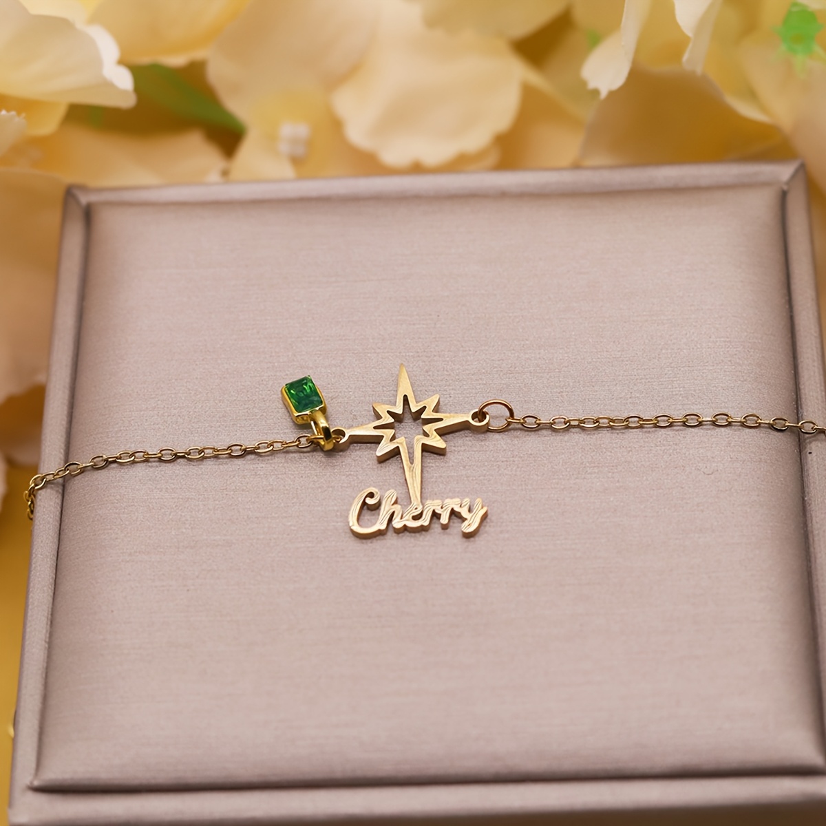Personalized Shooting Star Name Bracelet, Celestial Gift
