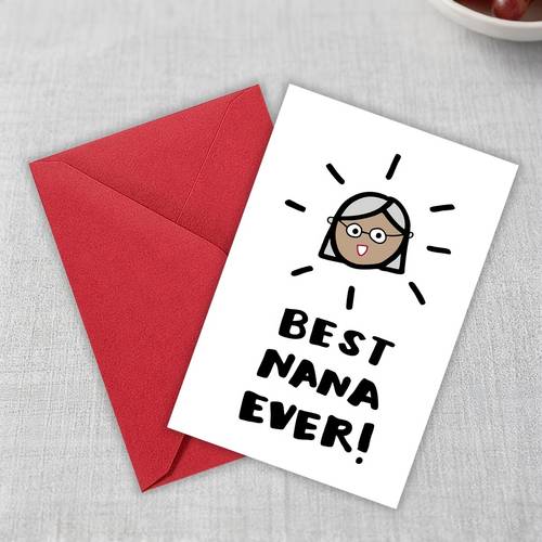 photo de l'article 1 pièce carte de vœux meilleure du monde ! avec enveloppe, motif ludique dillustration de en dessin , pour des s, un anniversaire et un remerciement, cadeau idéal pour , et les
