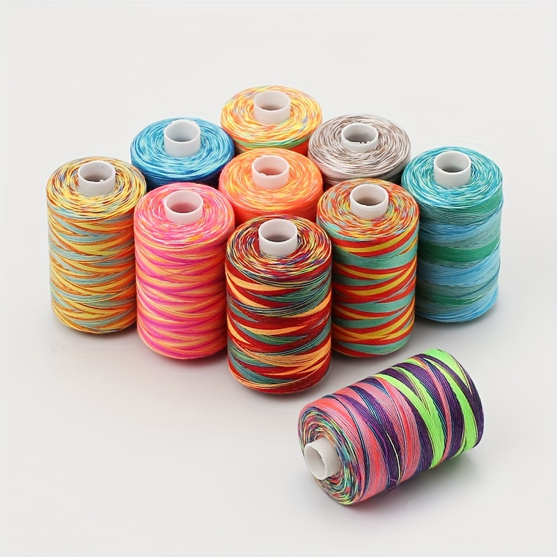 

Diy Thread Set - 1000 Of 10 For , 10 All Polyester Thread For Sewing, Stitching, Quilting ()