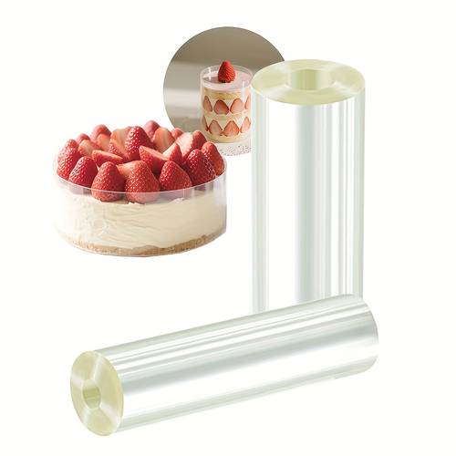 cake collars 6 inch transparent cake rolls acetate ideal for professional cake transparent cake strip roll