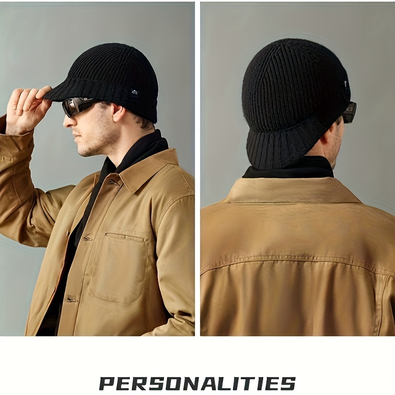 

1pc And Knitted Hat Riding , , And Hat, For