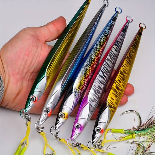 fishing saltwater 180g 280g with assist hook fast jig sea fishing jigging spoon lures for tuna salmon striped
