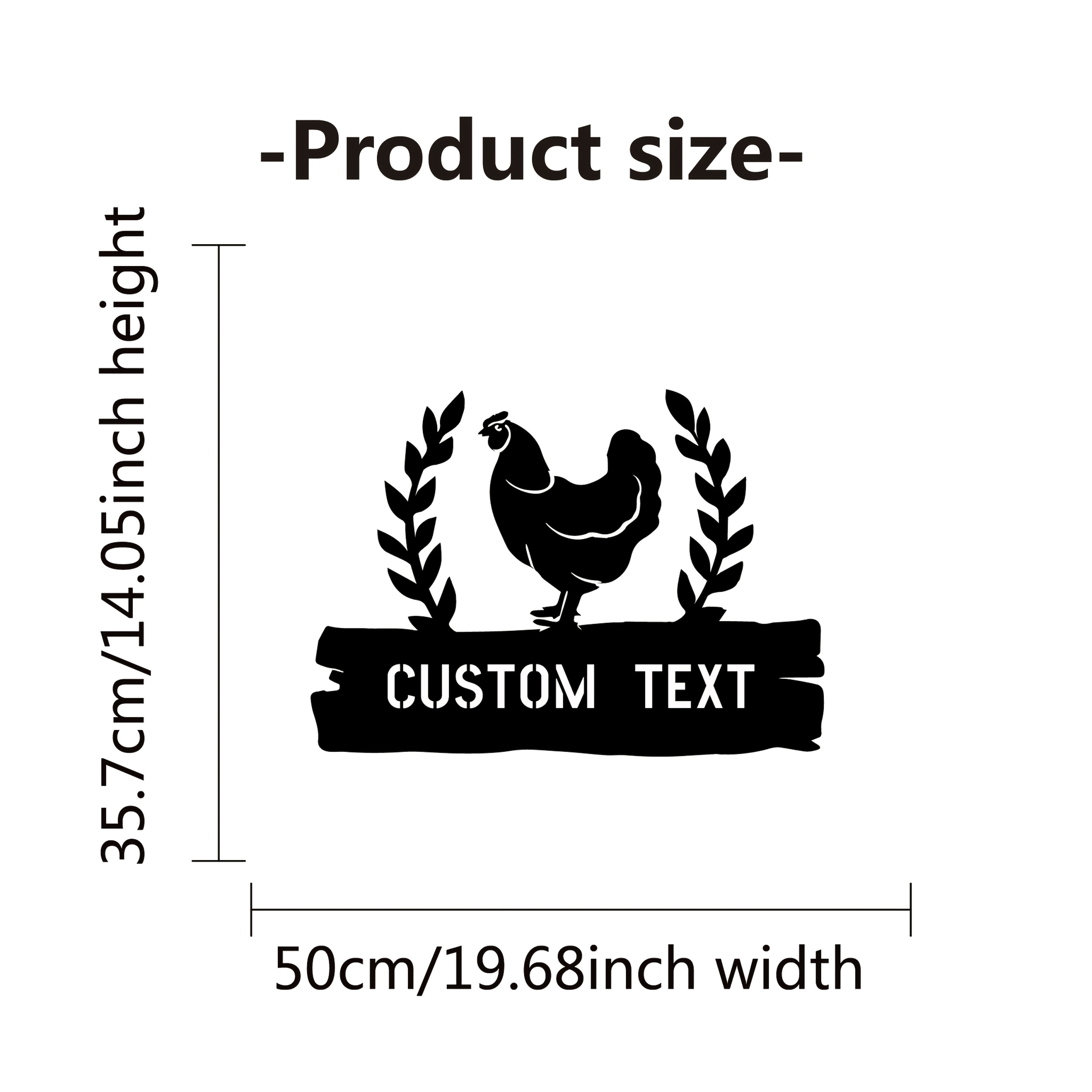 TEMU 2d Flat, 1pc Personalized Chicken Coop Sign Name, Chicken Coop Wall Art, Custom Chicken Metal Sign, Outdoor Wall Decor, Farm House Decor, Sign,