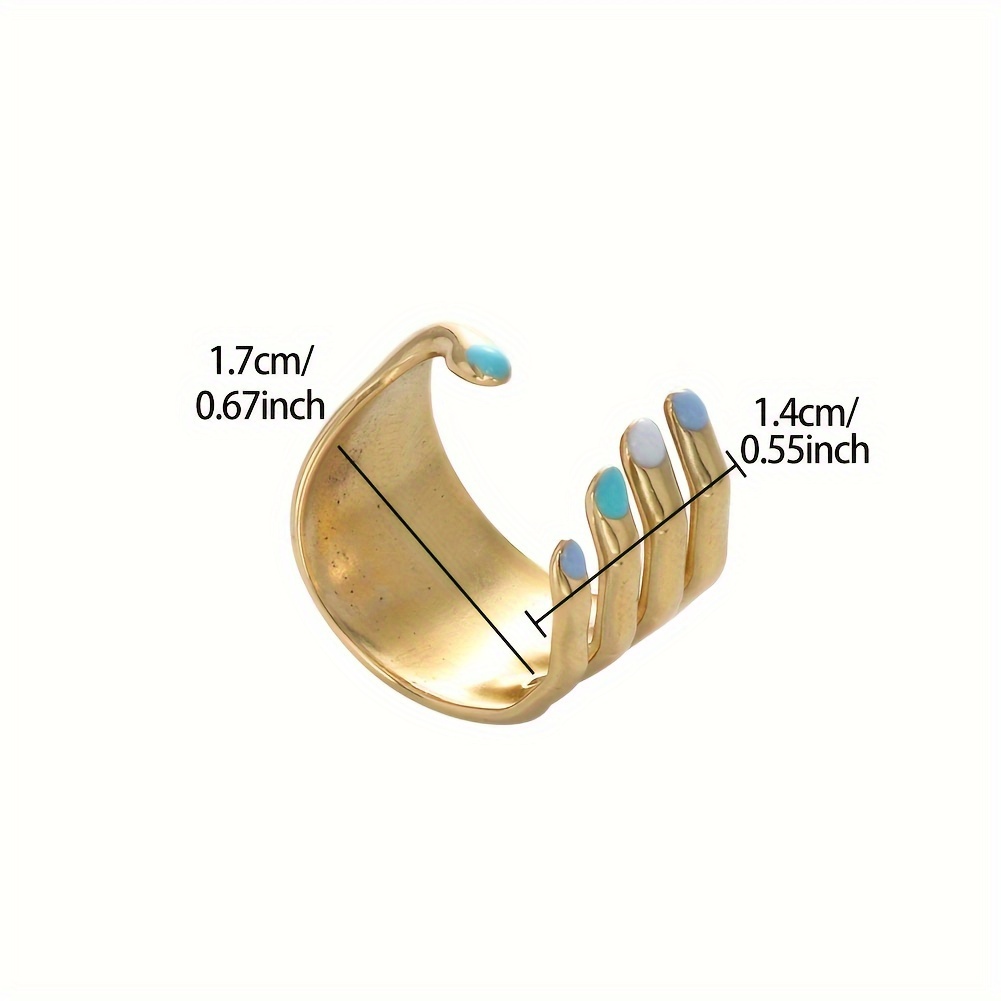 Stainless Steel Creative Ring for Women&rsquo;s French Parties