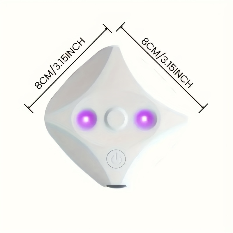 1 smart toilet cleaner toilet purifier 1 double sided tape rechargeable led light multifunctional and portable suitable for home and business travel use Product details 5